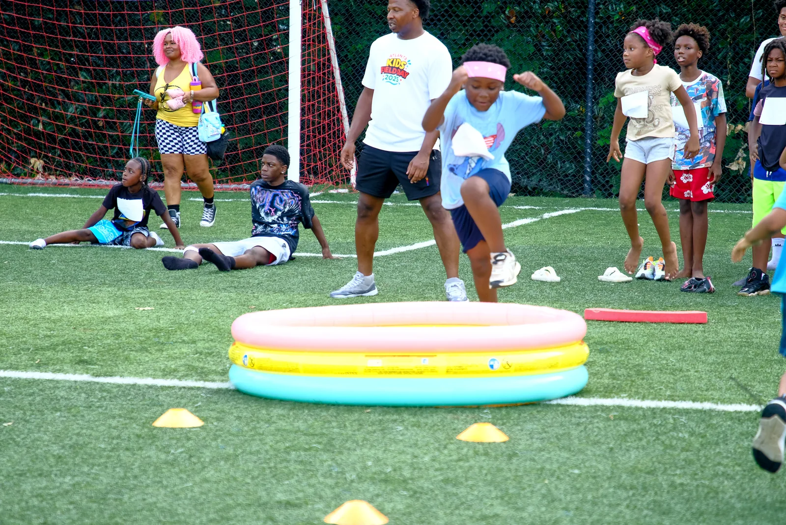A high-energy group activity suited to corporate wellness days